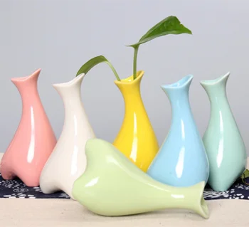 

Modern Home Decoration Vases Tabletop Aromatherapy Bottle Ceramic Plant Seed Irregular Vases For Decoration Christmas Gift Craft