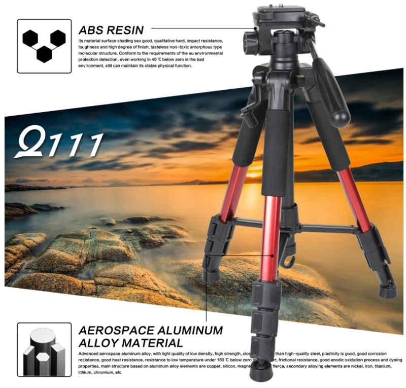 Professional tripod zomei q111 (16)