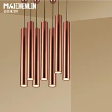 5 Вт Golden Rose висит трубка прожектор с 80 мм Алюминий трубки Средства ухода за кожей