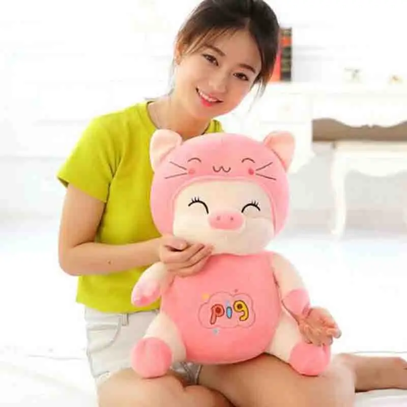 

new lovely Plush pig Toy Stuffed PP cotton pink red pig for childrens Birthday Gift