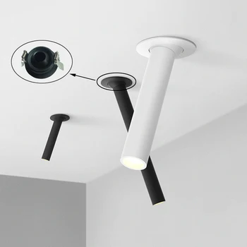 

Modern LED Ceiling Light 7W Dimmable Lights Diameter 300mm Kitchen Company Table Pipe Tube Lamp Dining Room Bar Counter Shop