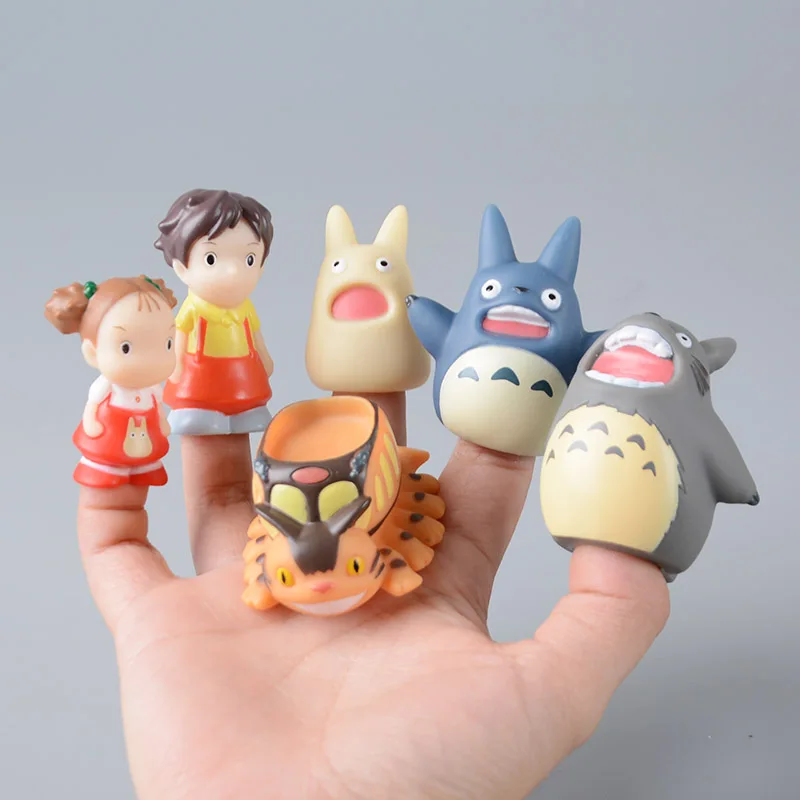 Фигурки Тоторо детские игрушки японская студия Ghibli Miyazaki Hayao аниме ПВХ мини набор