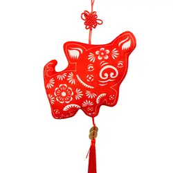 Новогодняя свинья игрушка Kawaii китайское платье талисман Свинья плюшевая свинья в Танг костюм мягкие игрушки маленький брелок новый