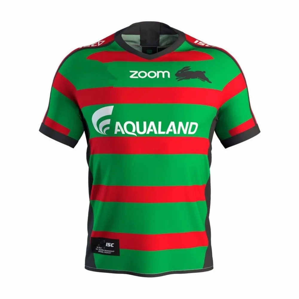 

2019 SOUTH SYDNEY RABBITOHS HOME RUGBY JERSEY size S-3XL Top quality Free shipping