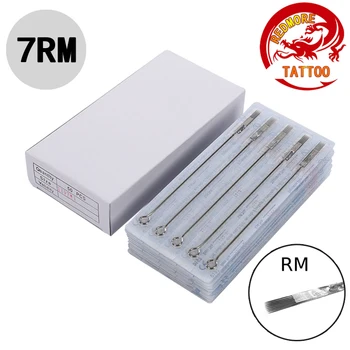

Box Of 50PCS 7RM Curved Round Magnum Sterile Disposable Tattoo Needles Supply -- 1207RM