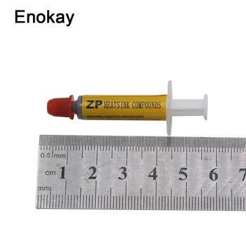 

Enokay 2PCS LOT Computer CPU VGA Card White Heaksink Compounds Thermal Paste
