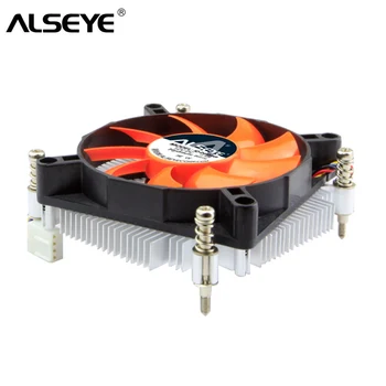 

ALSEYE CPU Cooler Fan Heatsink with 90mm Fan Cooling TDP 90W 4pin PWM CPU Fan for LGA 1155/1150/1151/1156
