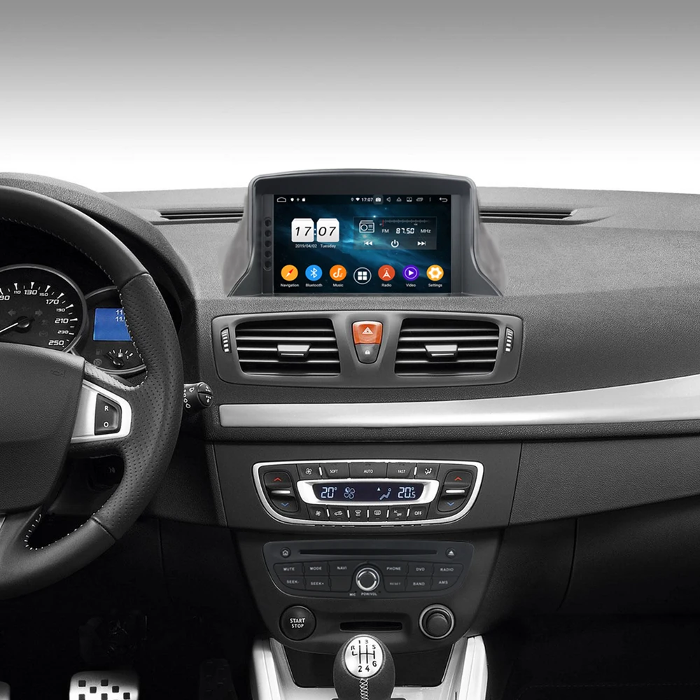 Flash Deal Owtosin Car Radio Multimedia Video Player Navigation GPS Android 9.0 For Renault Megane III Fluence 2009-2016 Car 4GB RAM 0