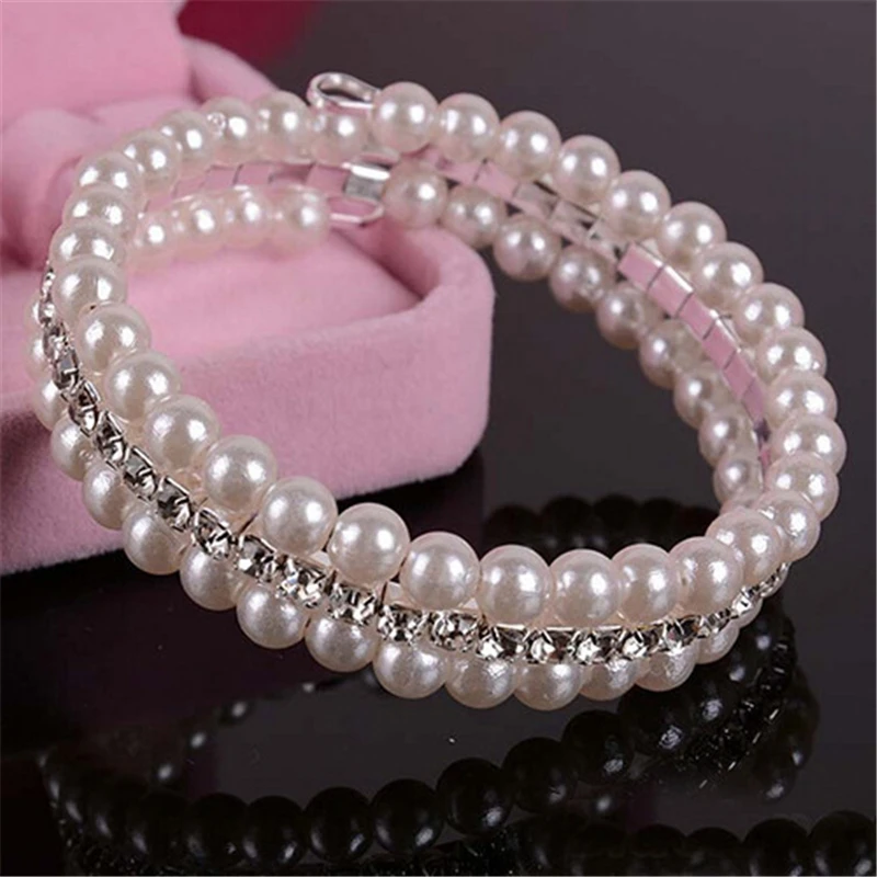Buy Women's Fashion Imitation Pearl Bracelet Full