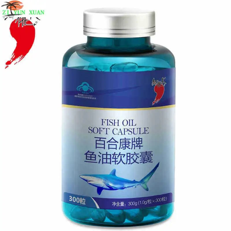 

High Quality 3 bottles Deep Sea Fish Oil Softgel for Sub- health Crowd to Anti-fatigue, Boost Immunity