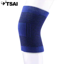 TASI 1 пара Спорт мягкий эластичный дышащий наколенника Поддержка ноги колено протектор площадку Спорт повязку площадки около 1 см толщина
