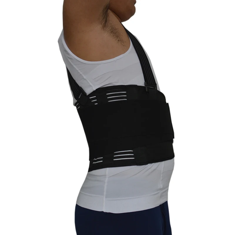 Male Pain Belt Back Corset for Men Heavy Lift Work Back Support Brace Shoulder Straps Lumbar Support Belt Posture Corrector Y001 (5)