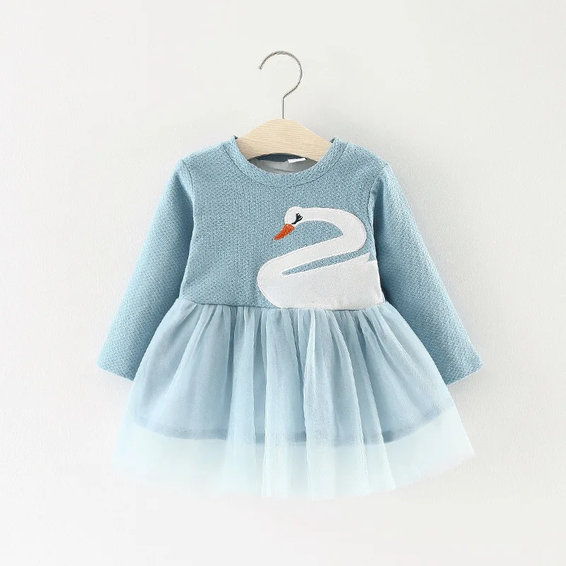 Kids Girl Dress 2018 Spring cartoon pattern one-piece infant baby clothes long sleeve Shirt child Autumn Dresses For Girls 3T Kids Girl Dress 2018 Spring cartoon pattern one-piece infant baby clothes long sleeve Shirt child Autumn Dresses For Girls 3T