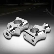 " Хромированный руль мотоцикла стояки для Kawasaki Vulcan 900 1500 1600 1700 на заказ/Suzuki Boulevard Intruder M50 M90 C50 C90