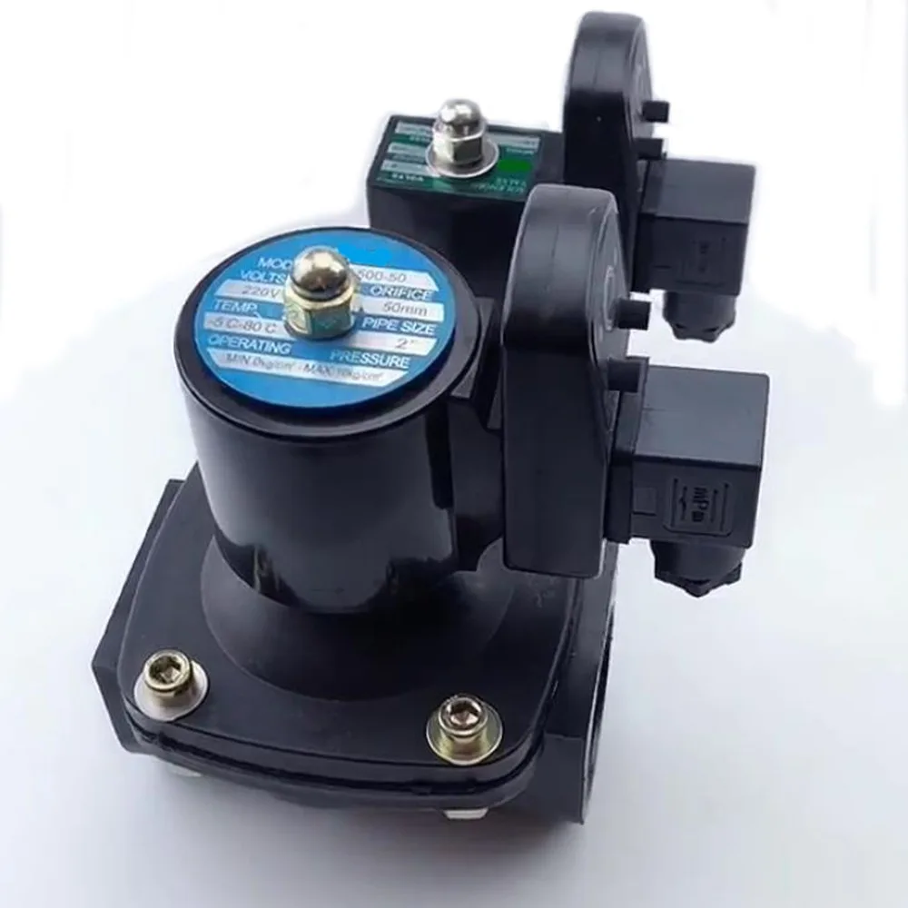 

G1/2" G3/4" G1" G1-1/4" G1-1/2" AC220V (NC)type, Electronic timing drain solenoid valve, sealed coil, plastic anti-corrosion.
