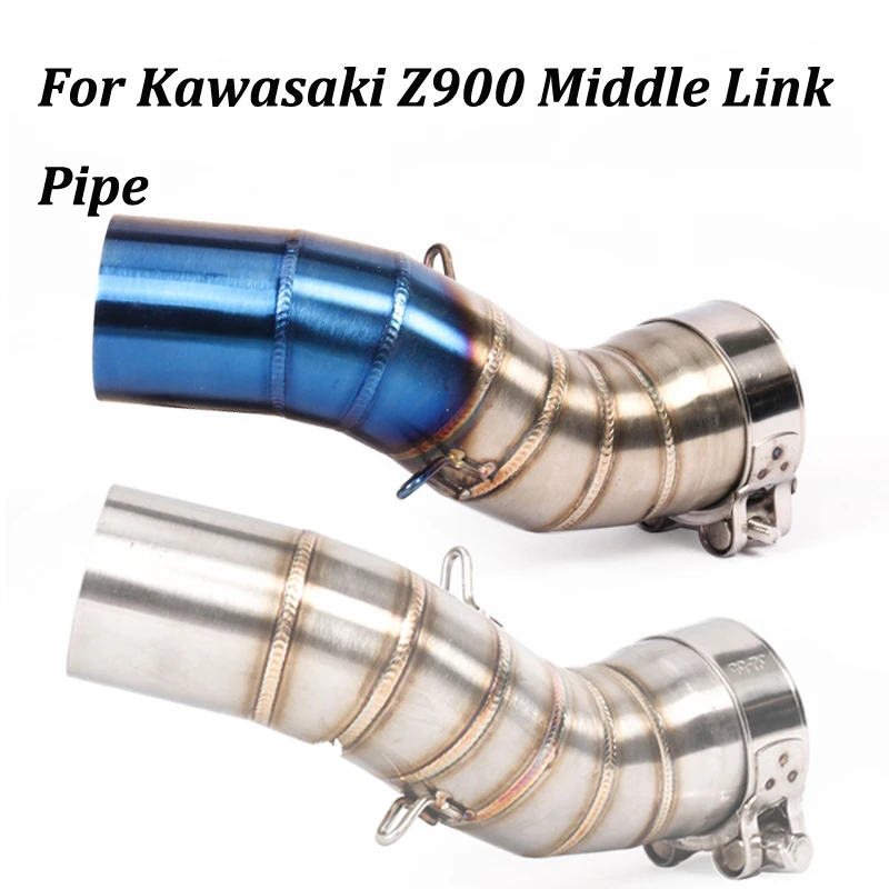 

For Kawasaki Z900 2017 2018 Motorcycle Exhaust Muffler Modified Middle Connection Link Pipe Slip on
