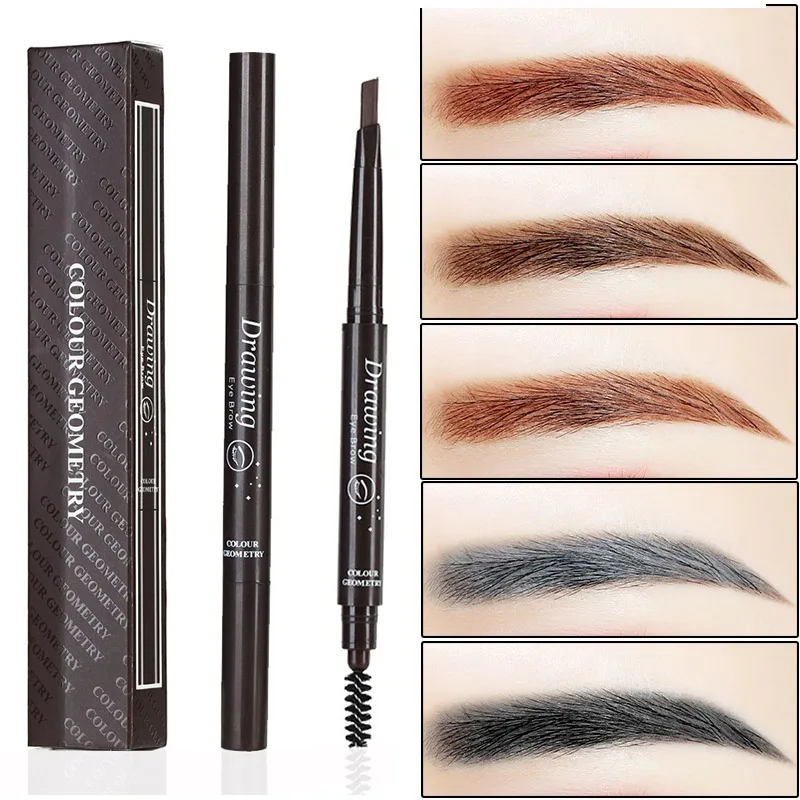 Price Chance for  6 colors Eye Brow Tint Cosmetics Natural Long Lasting Paint Tattoo Eyebrow Waterproof Black Brown E