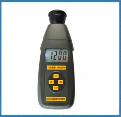 

VICTOR DM6237P Digital Stroboscope Tachometer 60 To 19999RPM Measuring Range VC DM6237P VC 6237P Tachometer