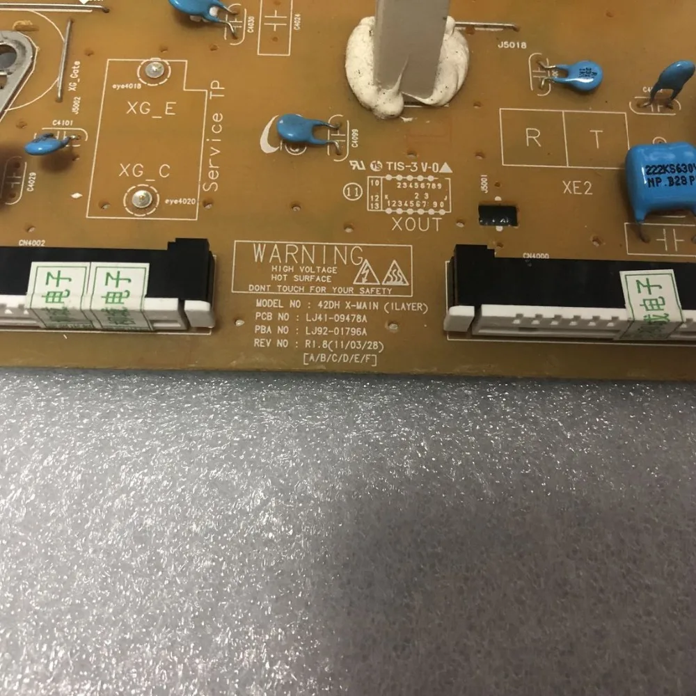 Goog Ps43d450a2 P43h02 Yboar Mais Placa z Lj4109478a Lj41-09479a Lj92-01796a Lj92-01797a - Imagem 3
