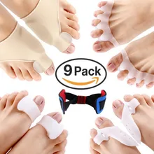 1 комбинированный корректор для большого пальца ноги, ортопедический Носок, разделитель, разделитель