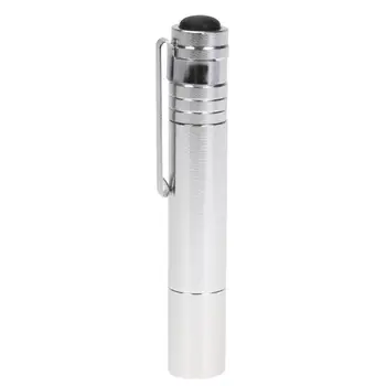

Mini LED Flashlight Portable High Power Medical Pen Flashlights(Silver)