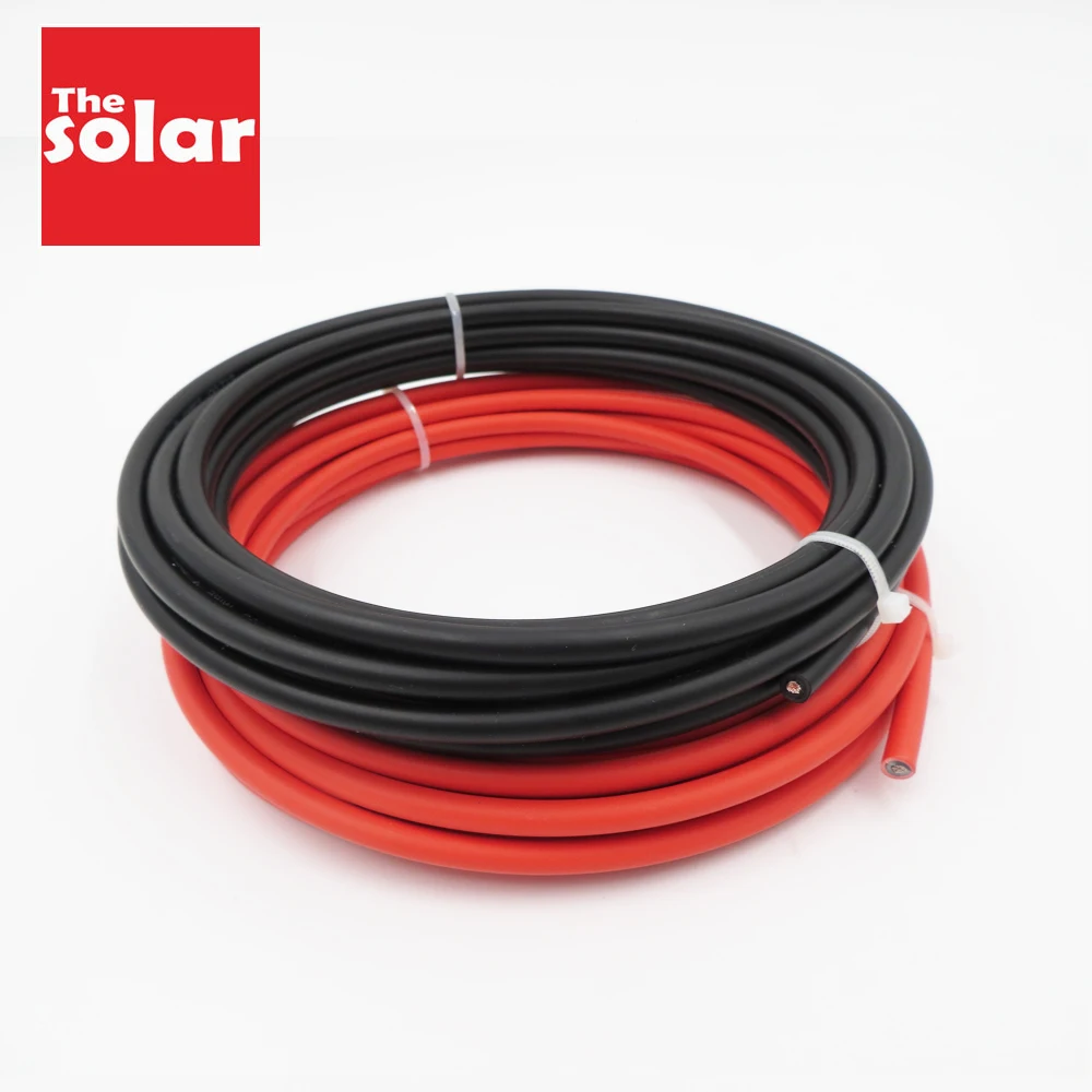 

20m/lot PV1-F 2.5mm2 MC4 Solar Connector Cable 14AWG Black or Red TUV Approval Power Cable MC4/MC3 WY