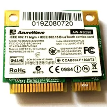 SSEA ноутбук Broadcom Bcm943225HMB BCM43225 внутренний беспроводной Wi-Fi и bluetooth-адаптер 3,0 Половина Mini карта pci-e 802,11 N 300 м