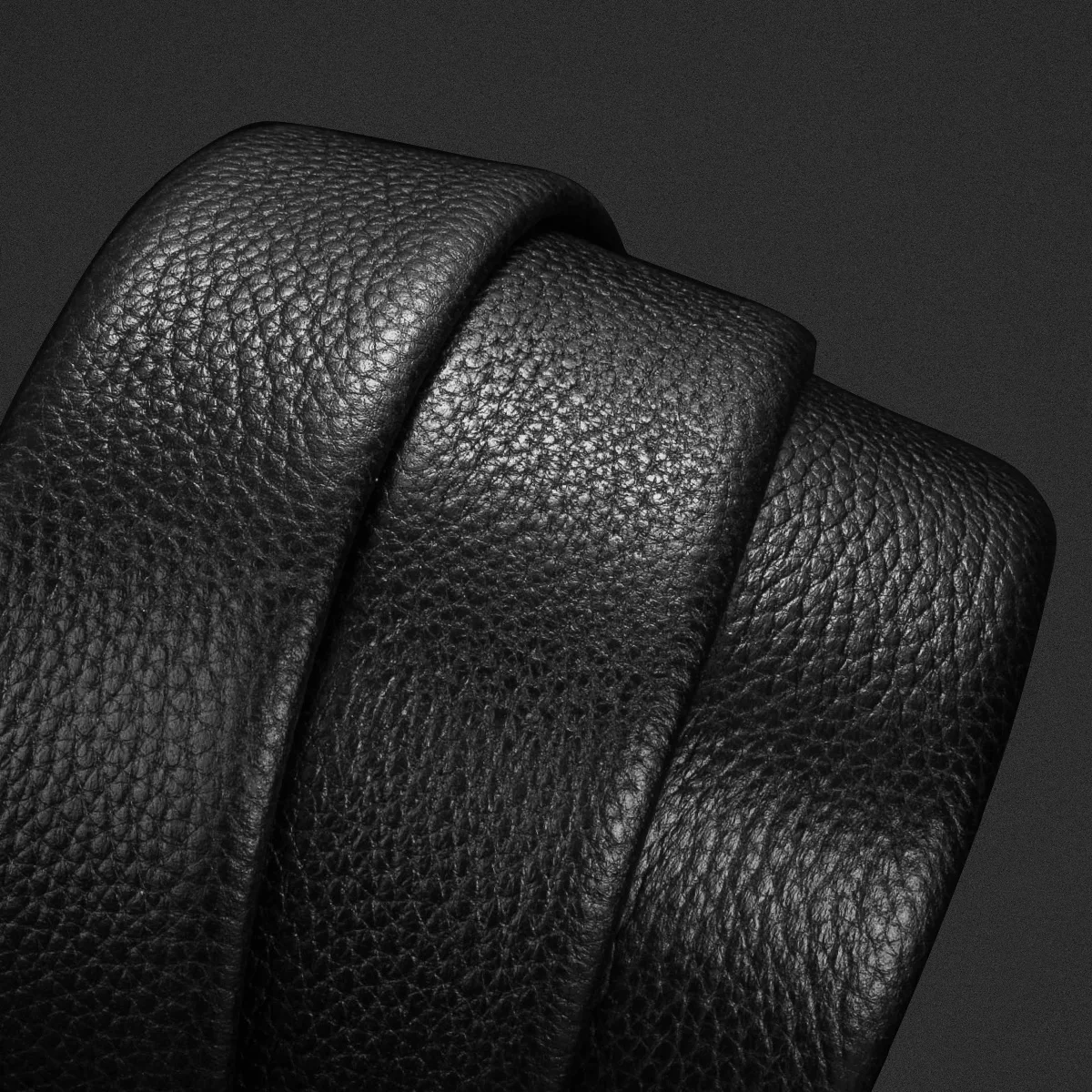 Мужской ремень BISON DENIM из натуральной коровьей кожи роскошный с автоматической