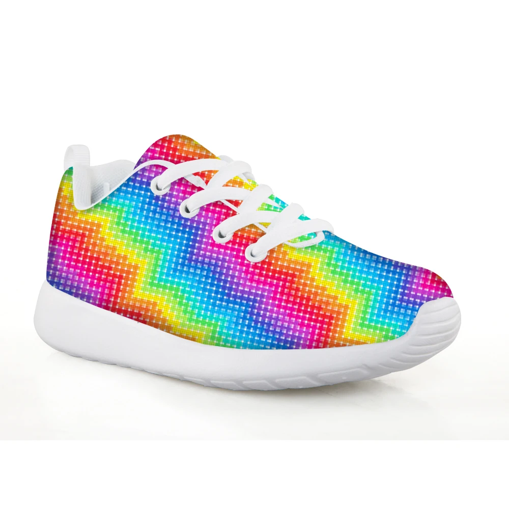 FORUDESIGNS Children Sport Shoes Colorful Printing For Boys and Girls