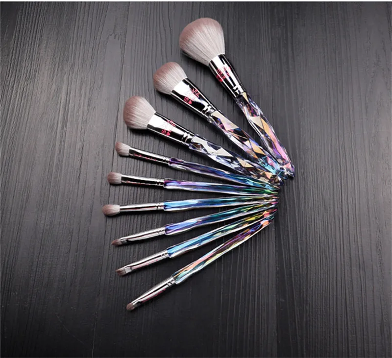 Набор кистей mydelivery New Dazzle Glaze набор 9 шт. Супермягкие синтетические кисти для