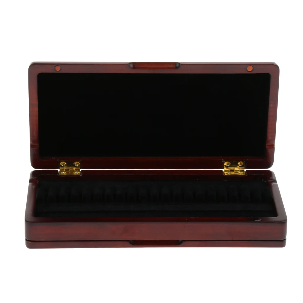 Oboe 40 Reed Storage Case Box for Woodwind Instrument Parts Oboe Reeds Tools Musical Accessories Wooden Box
