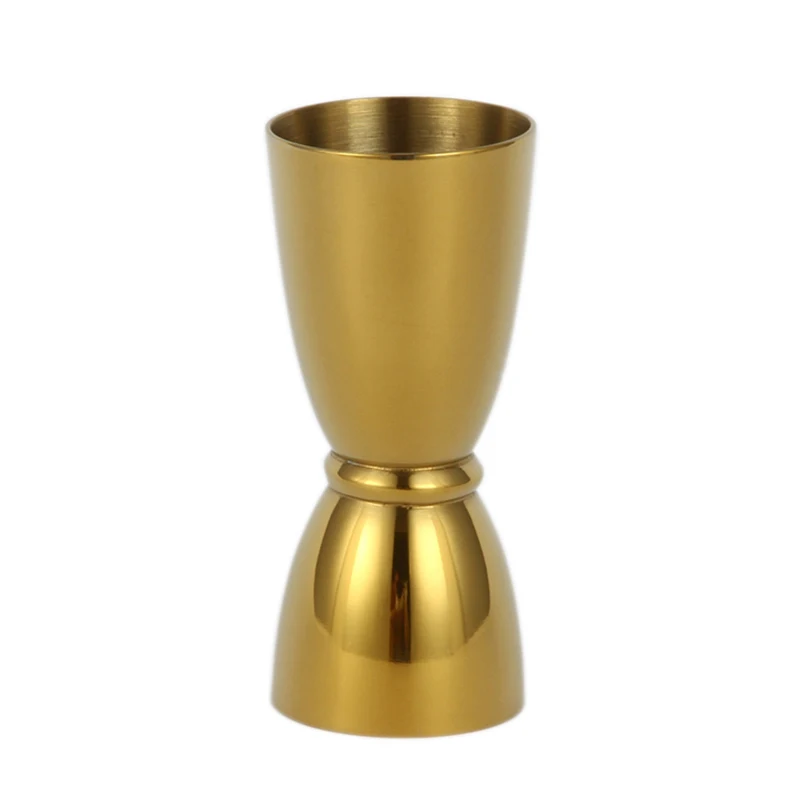 20ml 40ml Titanium Plated Stainless Steel Jigger Measuremenr Ounces