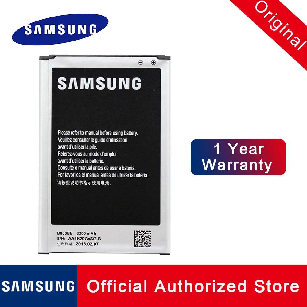 B800BU B800BC B800BE для samsung Galaxy Note 3 батарея оригинальная замена NFC N9006 N9005 N9000 3200 мАч+ Быстрая