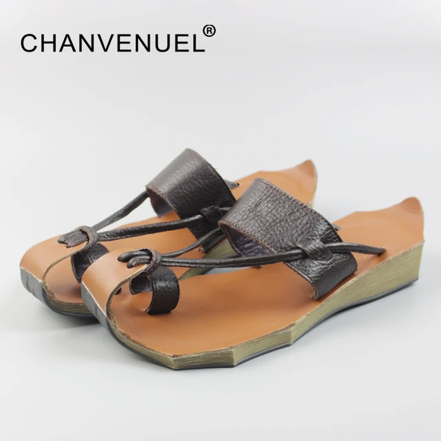 Summer Genuine Leather Women S Sandals Closed Toe Flip Flops For Summer Genuine Leather Women S Sandals Closed Toe Flip Flops For Beach Casual Slippers Top