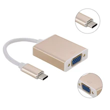 TUTUO USB 3,1 type C штекер вставной конвертер для vga разъем для USB-C Кабель-адаптер для Apple VGA кабель Lumia 950X