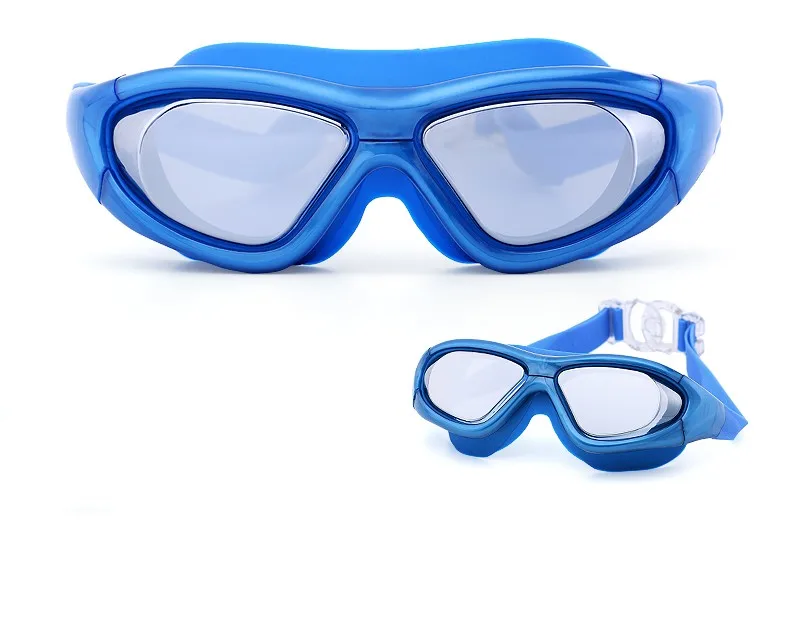Очки для плавания с большой оправой для близорукости, профессиональные очки для плавания с защитой от тумана, очки для плавания с диоптриями natacion, очки для воды