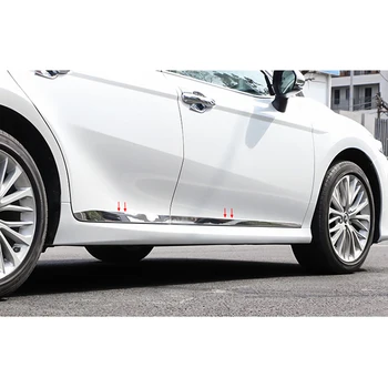 

For Toyota Camry 2018 Car Body Moulding Trims Door Side Protector Stainless Steel Chrome Car Styling Accessories