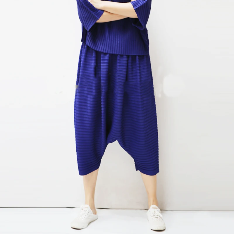 Changpleat оригинальные дизайнерские женские брюки с перекрестными штанинами miяка