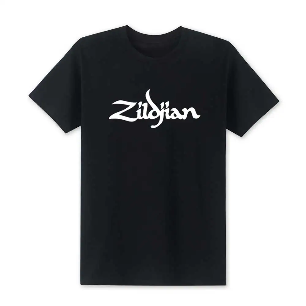 2020 модные летние новые мужские футболки Zildjian с принтом коротким рукавом