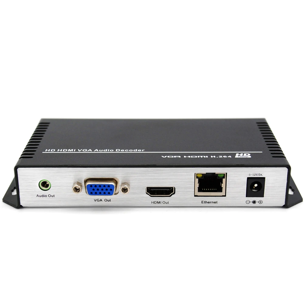 H.264 HDMI + VGA HD видео аудио декодер IP потоковый к Live RTMP IPTV для декодирования энкодер