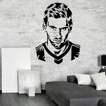 Messi Football Player Vinyl Wall Sticker Mural Barcelona FC Football Club Player Wall Art Decal Bedroom Home Decor Poster W348