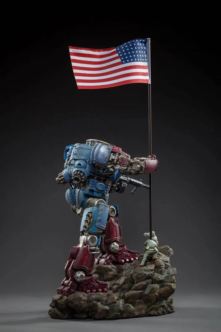 JOY TOY 1:25 фигурка робот Военная фигурка робот M75 MECHA pioneer Модель Кукла Mecha высота 27 см