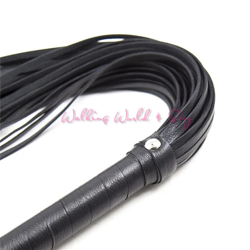 BlackRed Pu Leather Whip Fetish Bondage Sex Whip Lash Flogger BDSM Sex Toys For Couples Spanking Paddle Sexy Knout Ault Game (2)