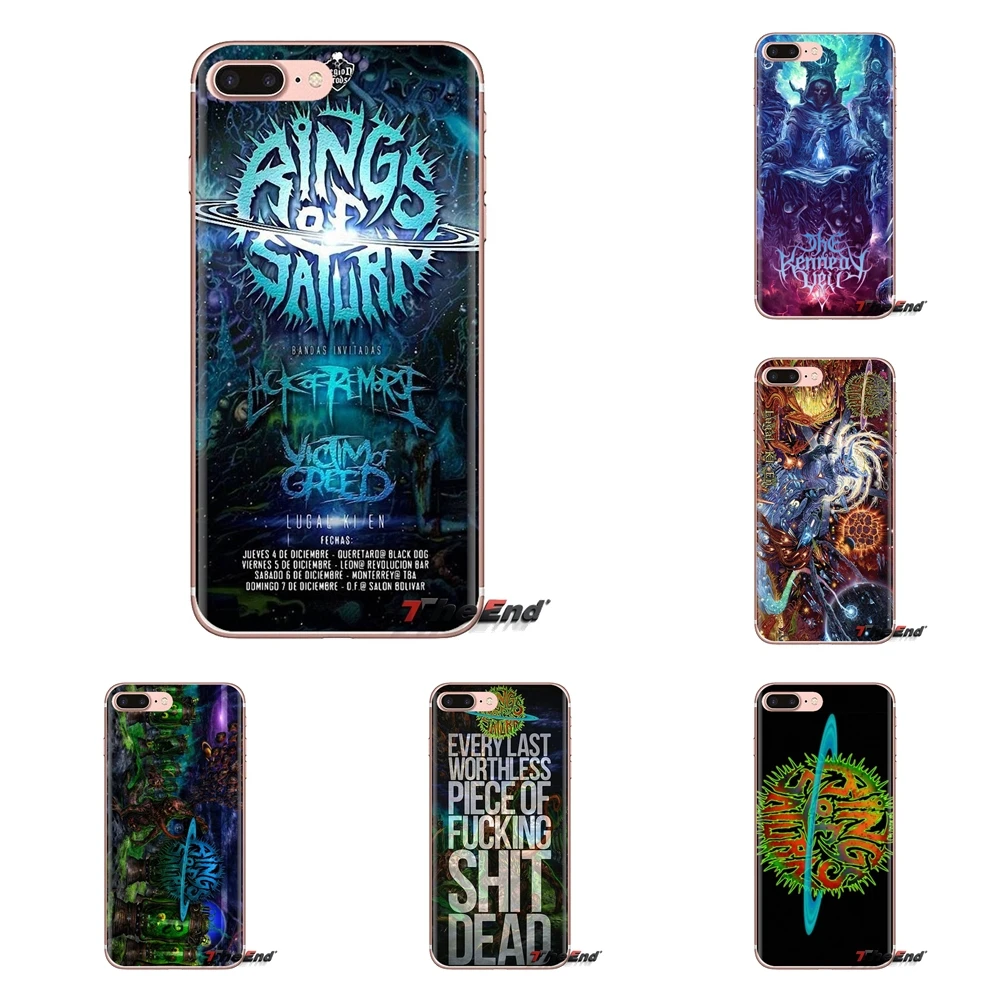 rings of saturn band Transparent TPU Shell Cover For Sony Xperia Z Z1 Z2 Z3 Z5 compact M2 M4 M5 C4 E3 T3 XA Huawei Mate 7 8 Y3II |