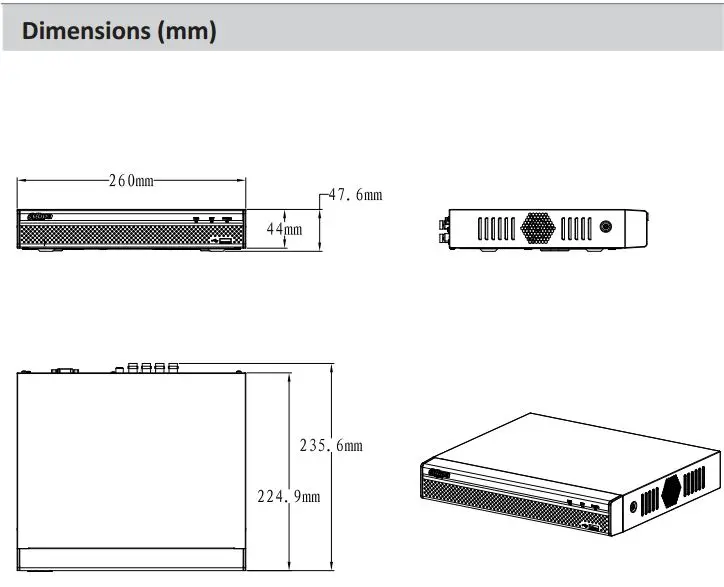 Dahua XVR5108HS-X XVR5116HS-X 8ch 16ch Penta-brid 1080P компактный 1U цифровой видеорегистратор Замена XVR5108HS XVR5116HS XVR