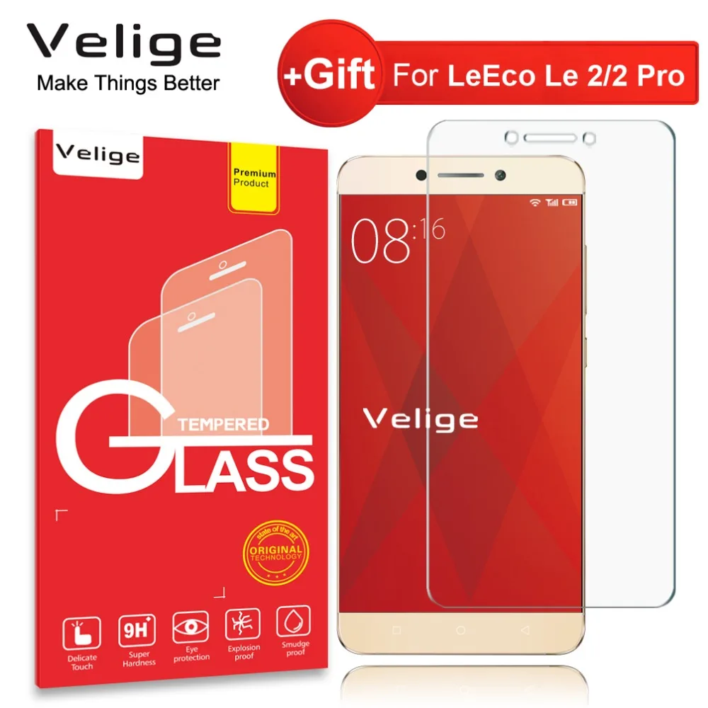 Velige 2.5D Tempered Glass for Letv Leeco le 2 pro le2 X620 X520 X527