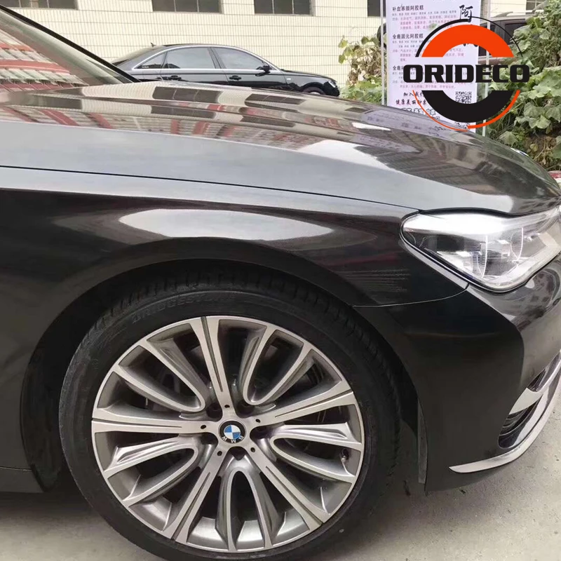 Glossy Crystal Black Vinyl Wraps 6