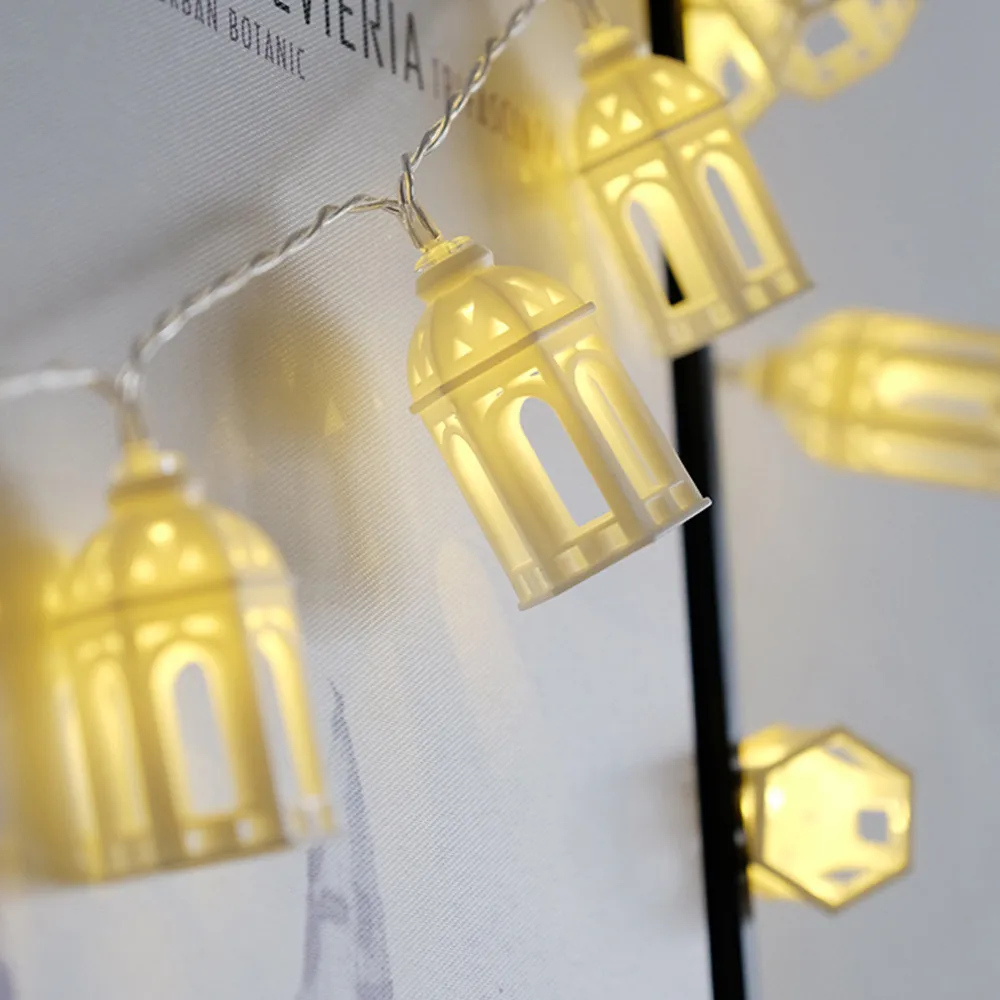 

Creative LED House Shape Light String Small House Model LED Light Series Room Layout Kids Bedroom Hanging Night Light String