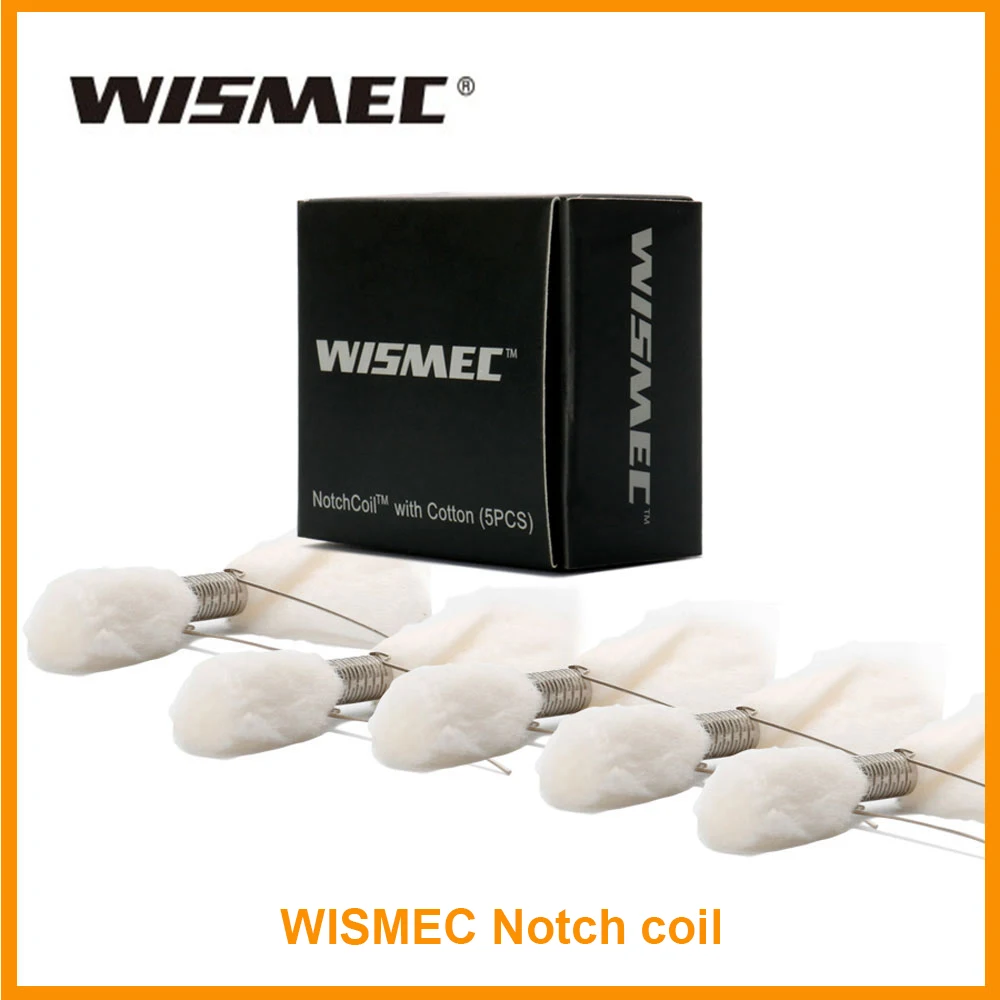 5 шт./лот оригинальная Wismec Theorem RTA Нотч катушка 0.25ohm NC катушка для Wismec Theorem RTA атомайзер Vape электронная сигарета