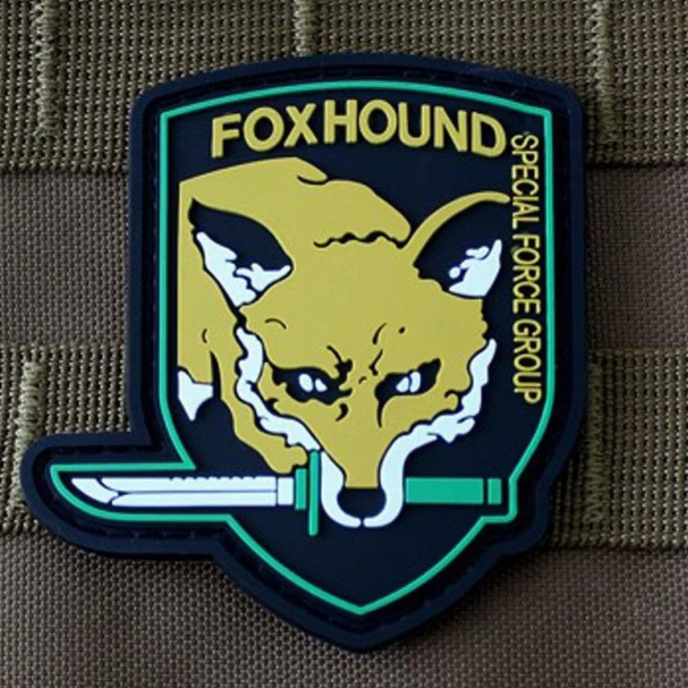 Рюкзак жакет FOXHOUND 3D резиновый из ПВХ|badge patch|fox hound patchfox |